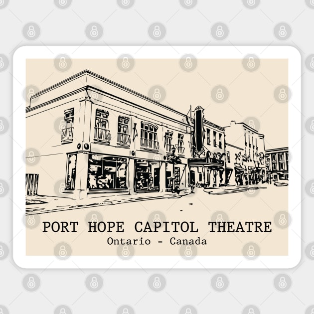 Port Hope Capitol Theatre - Ontario Magnet by Lakeric